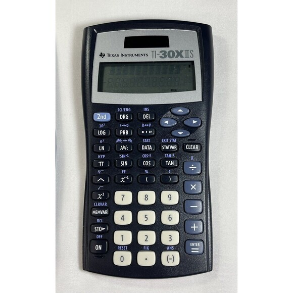 Texas Instruments Ti-30x IIS Solar Scientific Calculator Handheld With Cover - Picture 3 of 8